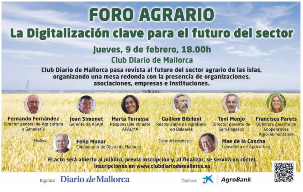 FORO AGRARIO DEL CLUB DIARIO DE MALLORCA - Som Pagesos